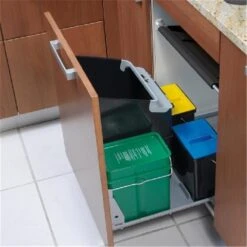 Müllex Comfort 35/5/4/4, Abfallsammler Für Frontauszüge, Anthrazit/grün