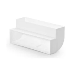 Naber COMPAIR System Ø 125 Flach T-RBV 1 System 125 Breitkanalrohrbogen, Weiß