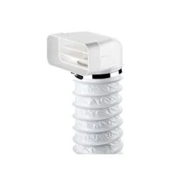 Naber COMPAIR System Ø 125 MF-URX 125 Umlenkstück 90° Mit Flexschlauch, Weiß