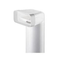 Naber COMPAIR System Ø 150 F-UR 150 Umlenkstück 90° Mit Rundrohr, Weiß