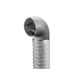 Naber COMPAIR System Ø 150 Prime P-RBVX 150 Rohrbogen 90° Mit Flexkanal, L 500 Mm, Hellgrau