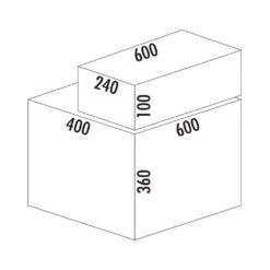 Naber Cox® Base 360 S/600-4 Mit Base-Board, Abfallsammler Für Frontauszüge -Spulen Pro Verkauf naber coxz base 360 s 600 4 mit base board abfallsammler fuer frontauszuege4