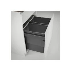 Naber Cox® Base 460 S/600-2, Abfallsammler Für Frontauszüge, Anthrazit, H 460 Mm