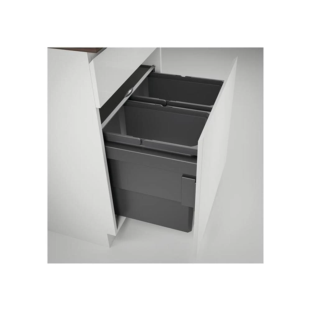 Naber Cox® Base 460 S/600-2, Abfallsammler Für Frontauszüge, Anthrazit, H 460 Mm 1 Naber Cox® Base 460 S/600-2, Abfallsammler Für Frontauszüge, Anthrazit, H 460 Mm