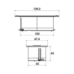 Naber Due Doppelsteckdose (Einbau-Steckdosen-Element) -Spulen Pro Verkauf naber due doppelsteckdose einbau steckdosen element4