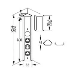 Naber Ecksteckdose Mira Eck Small S -Spulen Pro Verkauf naber ecksteckdose mira eck small s3