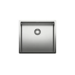 Naber Einbaubecken-Set Corno Piu PFU5 Edelstahl Mit Küchenarmatur Mio 3 Chrom Hochdruck