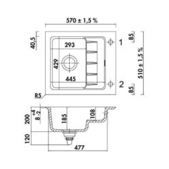 Naber Einbauspüle Keramik PickUP E -Spulen Pro Verkauf naber einbauspuele keramik pickup e4