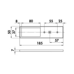 Naber Gresso LED, Unterboden-/Nischenleuchte, Alufarbig -Spulen Pro Verkauf naber gresso led unterboden nischenleuchte alufarbig3