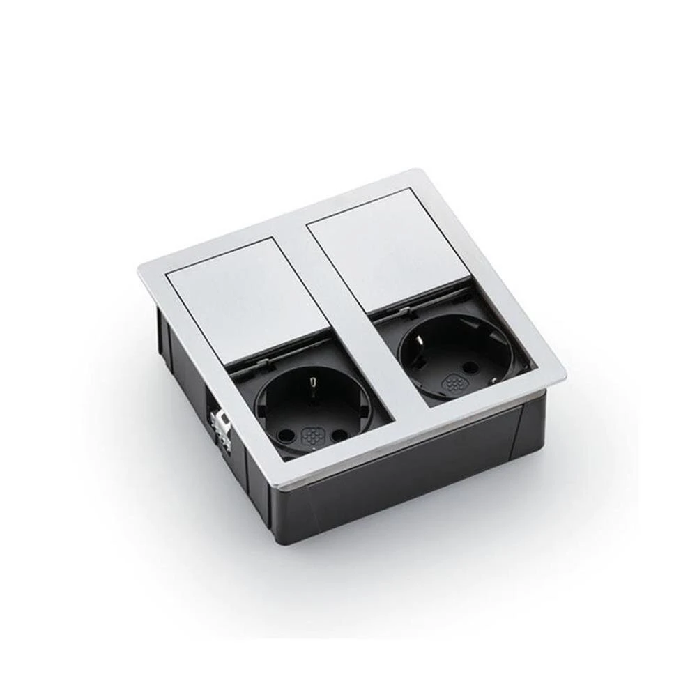 Naber Plaza 2, Einbausteckdosenelement, Mit 2 Schuko-Steckdosen 1 Naber Plaza 2, Einbausteckdosenelement, Mit 2 Schuko-Steckdosen