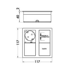 Naber Plaza 2, Einbausteckdosenelement, Mit 2 Schuko-Steckdosen 7 Naber Plaza 2, Einbausteckdosenelement, Mit 2 Schuko-Steckdosen -Spulen Pro Verkauf naber plaza 2 einbausteckdosenelemente4