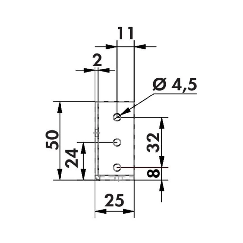 Naber Stabilisierungsleiste, Verbindungsmaterial, L 767 Mm, Weiß 2 Naber Stabilisierungsleiste, Verbindungsmaterial, L 767 Mm, Weiß – Bild 2