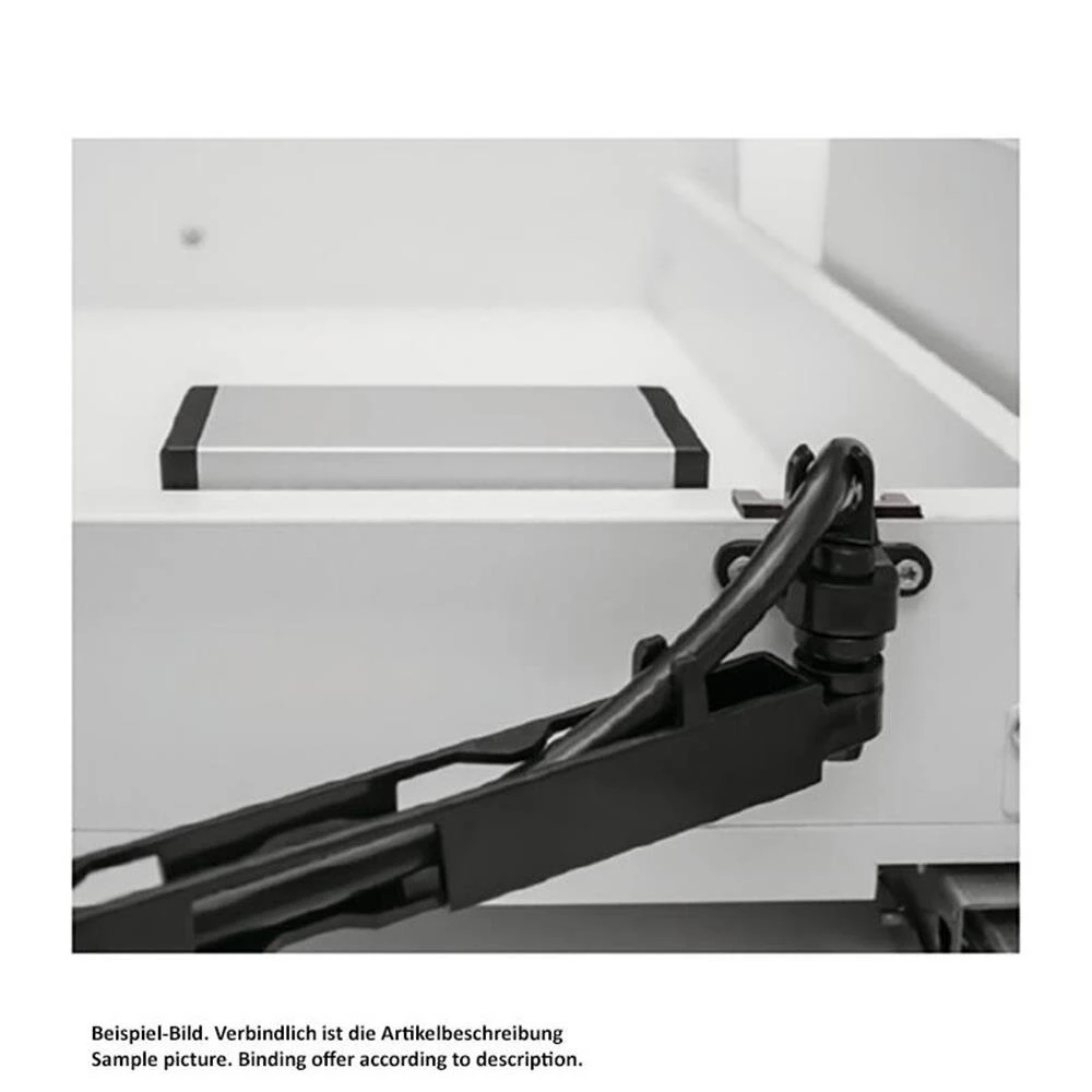 Naber Steckdose Evoline® Wing, Ohne Schukosteckdose, Schwarz Matt 2 Naber Steckdose Evoline® Wing, Ohne Schukosteckdose, Schwarz Matt – Bild 2