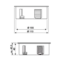 Naber Twist USB, Ecksteckdosenelement, Mit Belgischer/französicher Steckdose -Spulen Pro Verkauf naber twist usb ecksteckdosenelement mit belgischer franzoesicher steckdose3