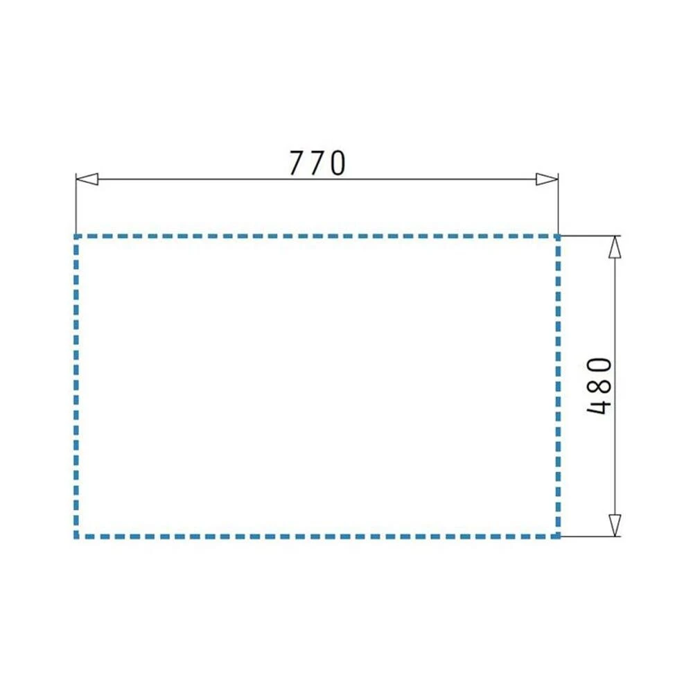 Pyramis Einbaubecken Amaltia (79x50) 2 B Edelstahl Poliert 3 Pyramis Einbaubecken Amaltia (79x50) 2 B Edelstahl Poliert – Bild 3