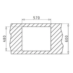 Pyramis Einbauspüle ALAZIA (59x50) 1B 1D Pyragranite -Spulen Pro Verkauf pyramis einbauspuele alazia 59x50 1b 1d pyragranite4