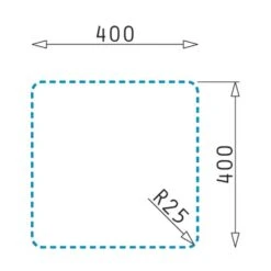 Pyramis Einbauspüle LYDIA (40X40) 1B Edelstahl UB -Spulen Pro Verkauf pyramis einbauspuele lydia 40x40 1b edelstahl ub3