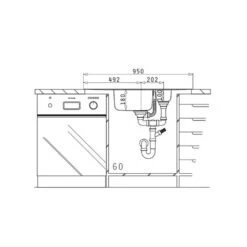 Pyramis Einbauspüle MEDUSA CORNER 1 1/2B 2D -Spulen Pro Verkauf pyramis einbauspuele medusa corner 1 1 2b 2d5