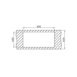Pyramis Einbauspüle SPARTA (100X50) 1 1/2B 1 D -Spulen Pro Verkauf pyramis einbauspuele sparta 100x50 1 1 2b 1 d5