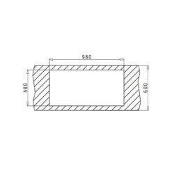 Pyramis Einbauspüle SPARTA (100X50) 1 1/4B 1D -Spulen Pro Verkauf pyramis einbauspuele sparta 100x50 1 1 4b 1d4
