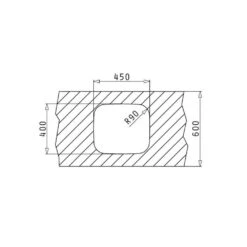 Pyramis Unterbaubecken IRIS (45X40) UB 8 Pyramis Unterbaubecken IRIS (45X40) UB -Spulen Pro Verkauf pyramis unterbaubecken iris 45x40 ub4
