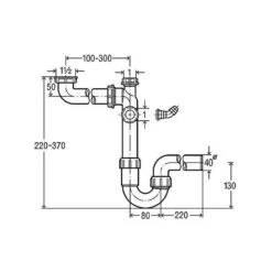 Raumspar-Siphon / Geruchverschluss 1 1/2" X 40 Mm, 1 Geräteanschluss -Spulen Pro Verkauf raumspar siphon geruchverschluss 1 1 2 x 40 mm 1 geraeteanschluss3