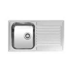 Reginox Clean & Care Einbauspüle Centurio L 10 - CC Edelstahl (304) Ohne Überlauf