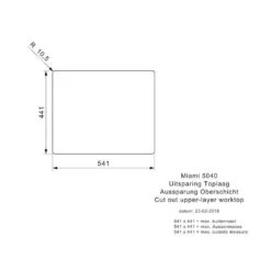 Reginox Einbaubecken Miami 50x40 -Spulen Pro Verkauf reginox einbaubecken miami 50x406 1
