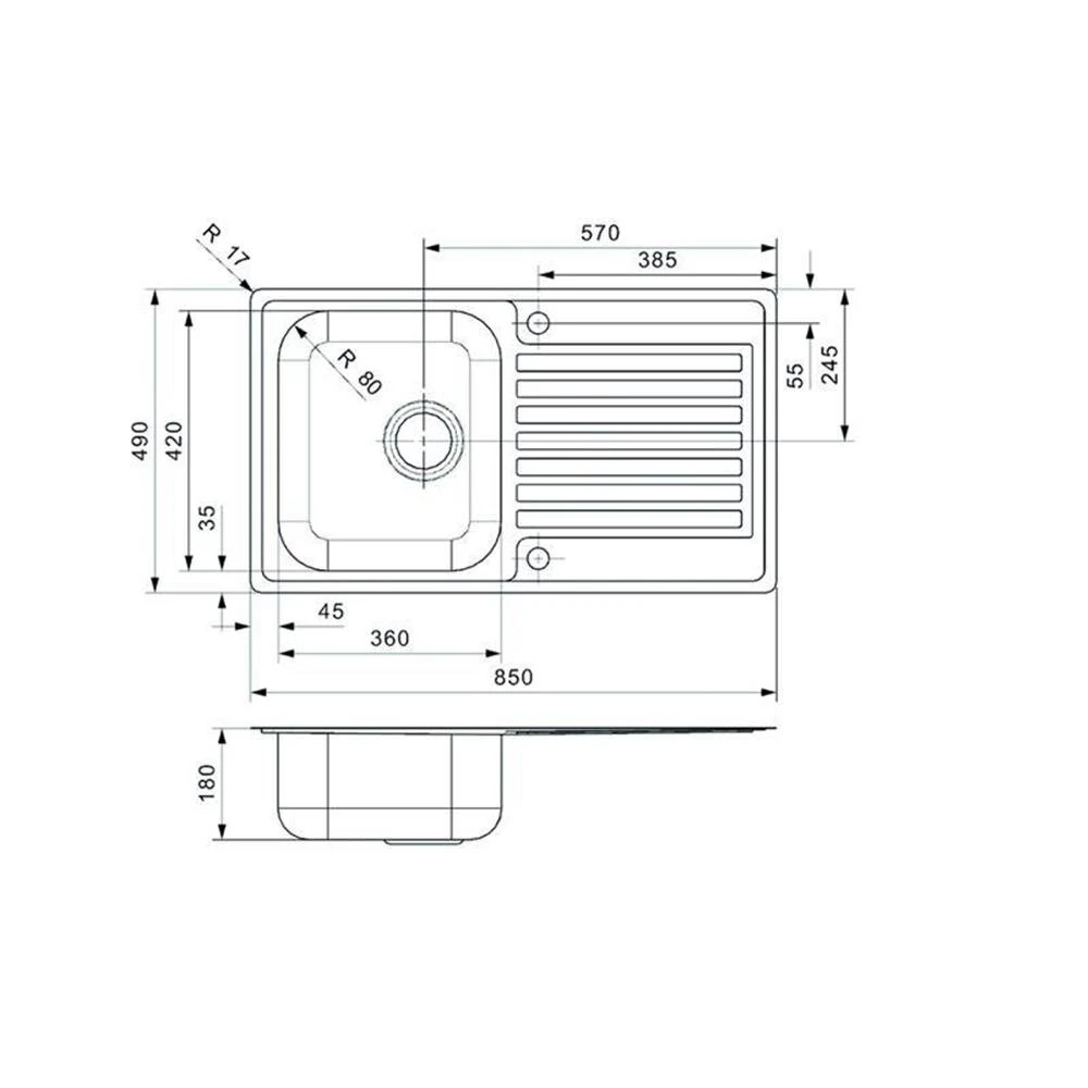 Reginox Einbauspüle Centurio L10 Edelstahl 2 Reginox Einbauspüle Centurio L10 Edelstahl – Bild 2
