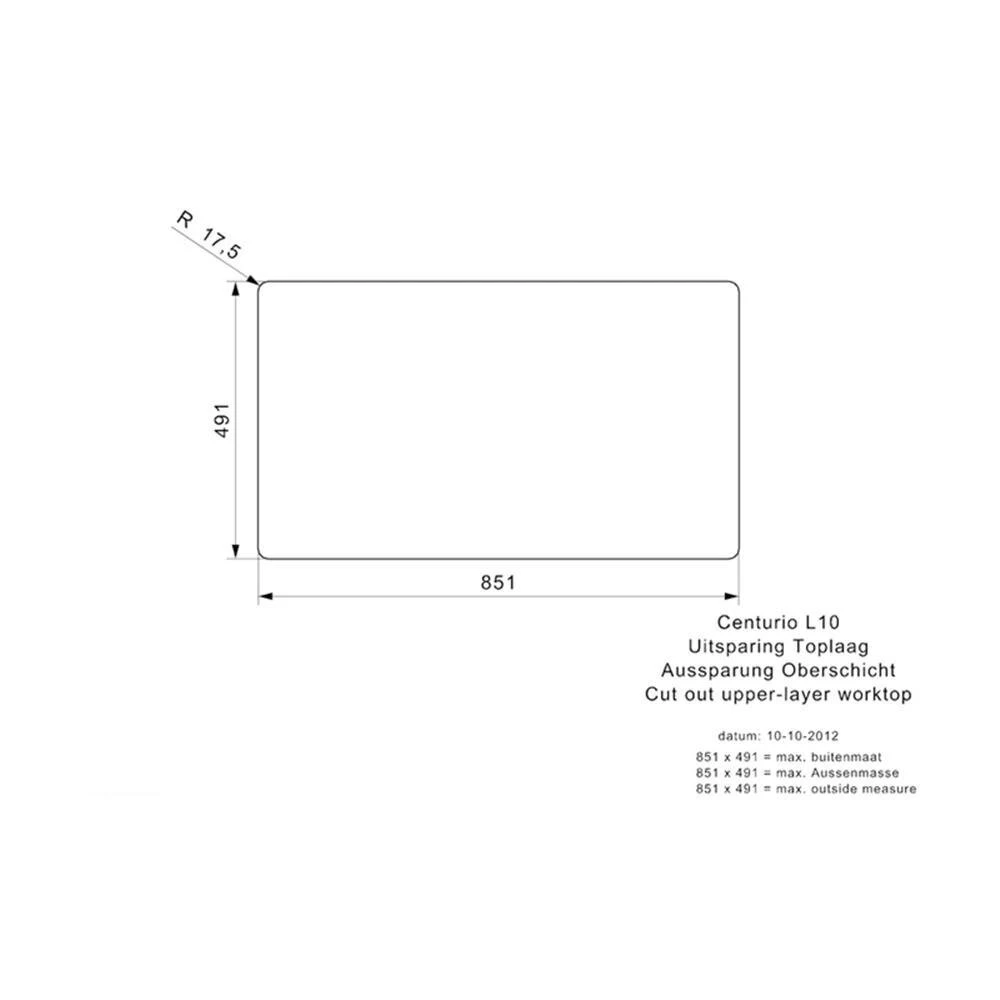 Reginox Einbauspüle Centurio L10 Edelstahl 3 Reginox Einbauspüle Centurio L10 Edelstahl – Bild 3