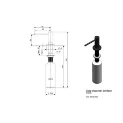 Reginox Seifenspender Jet Black -Spulen Pro Verkauf reginox seifenspender jet black3