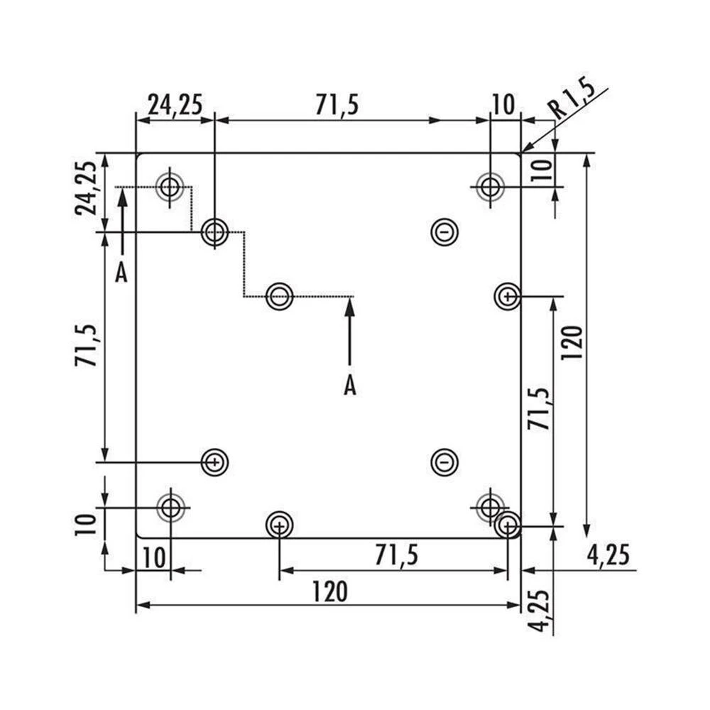 Rhodos 1, Konsole, Edelstahlfarbig 3 Rhodos 1, Konsole, Edelstahlfarbig – Bild 3