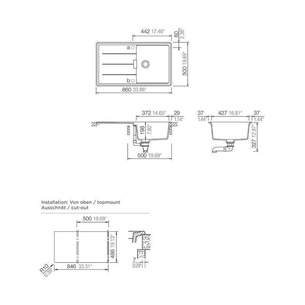 Schock Einbauspüle Cristadur Tia D-100 A 3 Schock Einbauspüle Cristadur Tia D-100 A – Bild 3