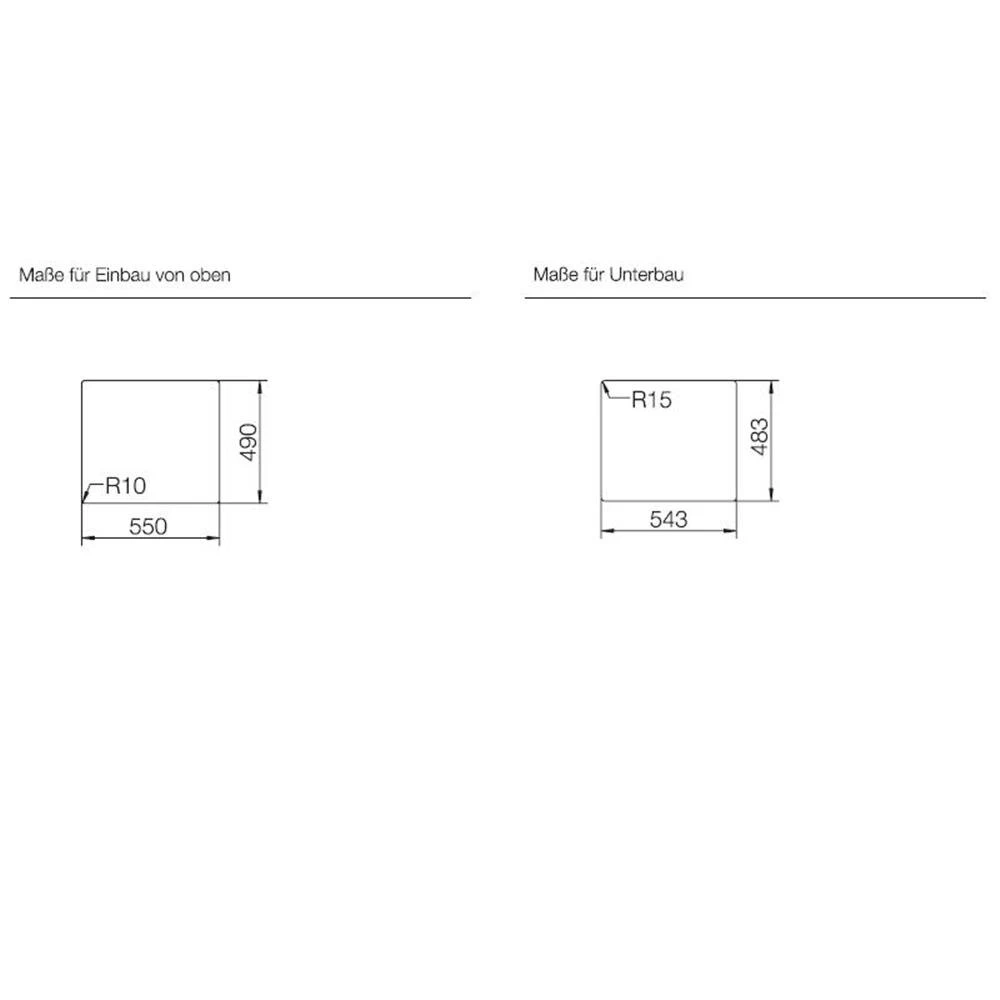 Schock Einbauspüle Cristalite Nemo N-100 A 4 Schock Einbauspüle Cristalite Nemo N-100 A – Bild 4