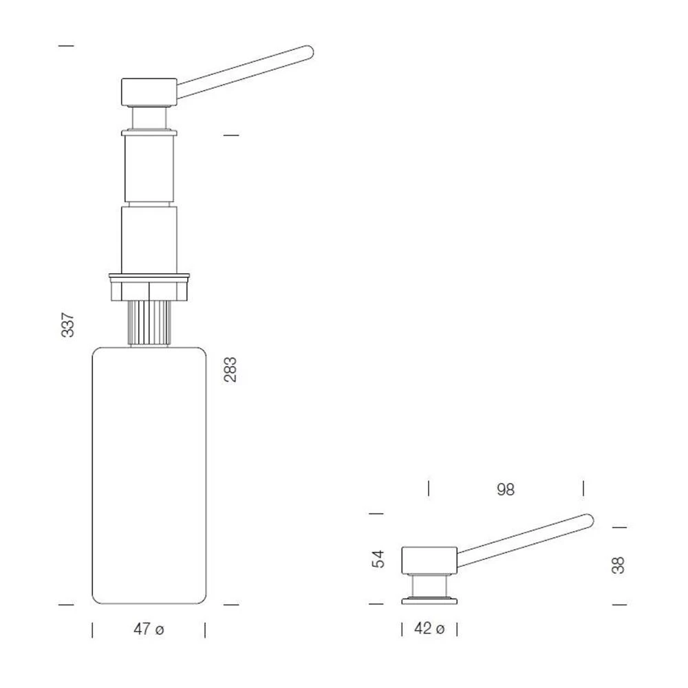 Schock Spülmittelspender AMUR 2 Schock Spülmittelspender AMUR – Bild 2