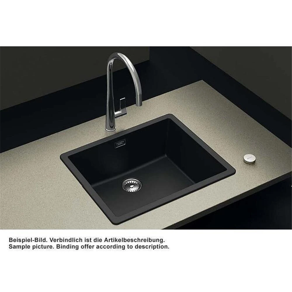 Schock Unterbauspüle Cristadur Greenwich N-100 L U 2 Schock Unterbauspüle Cristadur Greenwich N-100 L U – Bild 2