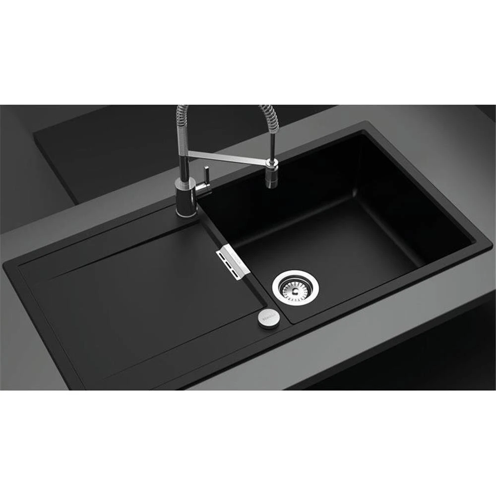 Schock Unterbauspüle Cristadur Mono D-100 L U 2 Schock Unterbauspüle Cristadur Mono D-100 L U – Bild 2