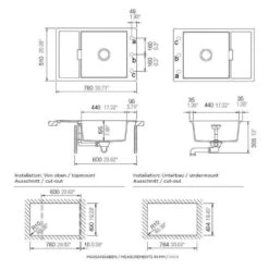 Schock Unterbauspüle Cristadur Mono D-100 XS U Mit Holzschneidbrett -Spulen Pro Verkauf schock unterbauspuele cristadur mono d 100 xs u mit holzschneidbrett3