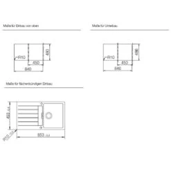 Schock Unterbauspüle Cristadur Signus D-100 U -Spulen Pro Verkauf schock unterbauspuele cristadur signus d 100 u4
