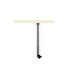 Stützfuß Move 1, Mit Rolle, Chrom Poliert