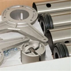 Stützfuß/Tischbein, 4er Set, 700/60 Mm, Edelstahl-Optik -Spulen Pro Verkauf stuetzfuss tischbein 4er set 700 60 mm edelstahl optik4