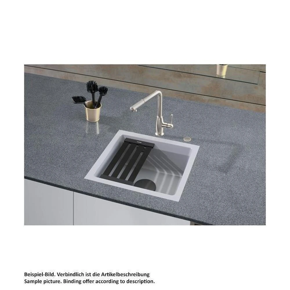 Systemceram Einbaubecken KeraDomo KARA 51 F/o Flächenbündig Einbaubar 2 Systemceram Einbaubecken KeraDomo KARA 51 F/o Flächenbündig Einbaubar – Bild 2