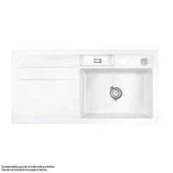 Systemceram Einbauspüle KeraDomo Bela 100 F Flächenbündig Einbaubar Becken Rechts