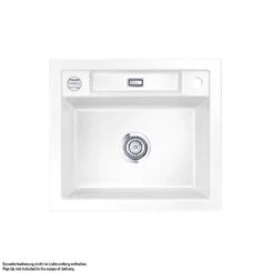 Systemceram Einbauspüle KeraDomo Bela 57 F Flächenbündig Einbaubar