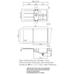 Systemceram Einbauspüle KeraDomo GENEA 100 -Spulen Pro Verkauf systemceram einbauspuele keradomo genea 1003