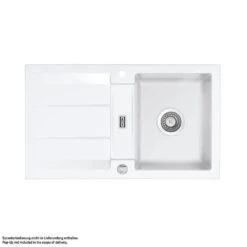 Systemceram Einbauspüle KeraDomo Genea 87