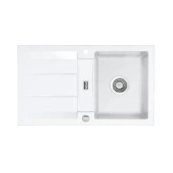 Systemceram Einbauspüle KeraDomo Genea 87 -Spulen Pro Verkauf systemceram einbauspuele keradomo genea 876