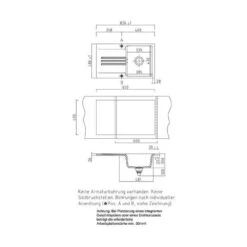 Systemceram Einbauspüle KeraDomo Kara 85 F Flächenbündig Einbaubar -Spulen Pro Verkauf systemceram einbauspuele keradomo kara 85 f flaechenbuendig einbaubar3