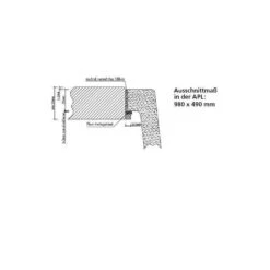 Systemceram Einbauspüle KeraDomo MERA 100 SL F Becken Links Flächenbündig -Spulen Pro Verkauf systemceram einbauspuele keradomo mera 100 sl f becken links flaechenbuendig4