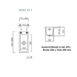 Systemceram Einbauspüle KeraDomo MERA 24 F Flächenbündig Einbaubar -Spulen Pro Verkauf systemceram einbauspuele keradomo mera 24 f flaechenbuendig einbaubar3